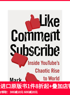 【预售】点赞、评论、订阅 Like  Comment  Subscribe 原版英文商业行销 善本图书