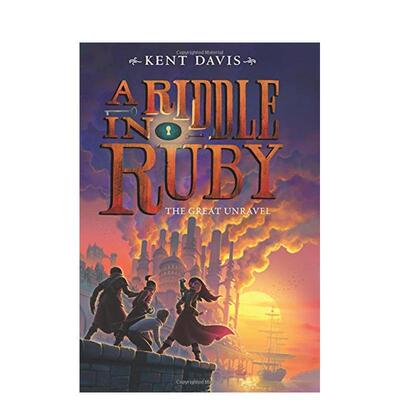 【现货】Riddle in Ruby 3: The Great Unravel,  A，红宝石之谜3: 英文原版图书籍进口正版 Davis 儿童分阶阅读（绝版）