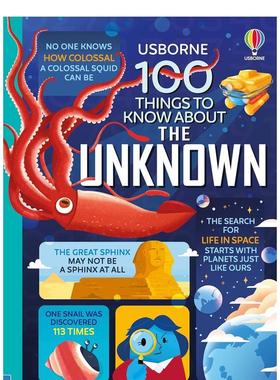 【现货】关于未知事物的100件事 100 Things to Know About the Unknown 原版英文儿童绘本知识百科 善本图书
