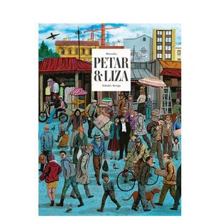 善本图书 原版 Sekulic 佩塔尔和丽莎 英文漫画书 Petar 英文漫画 Liza Struja 现货 安古兰奖得主Miroslav