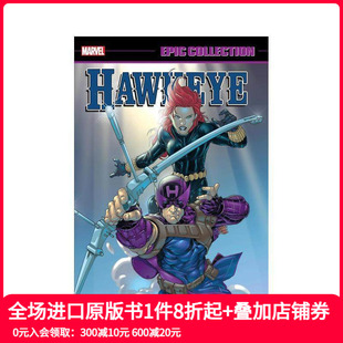预售 Hawkeye 英文漫画 鹰眼史诗系列：箭在弦上 Marvel漫威