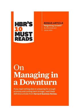 【现货】【哈佛商业评论10系列】on Managing in a Downturn 低迷时期如何管理