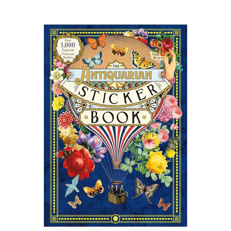 【现货】英文原版 古典贴纸书：超1000张的精美维多利亚时代贴纸 The Antiquarian Sticker Book 英文进口原版书籍