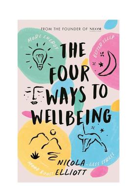 【预售】幸福四维 The Four Ways to Wellbeing 原版英文心灵励志 善本图书