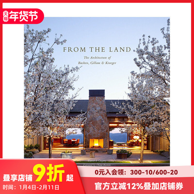 【预售】英文原版 巴肯, 吉拉姆和克勒格建筑 From the Land: Backen, Gillam, and Kroeger Architects: Backen, Gillam 善本图书