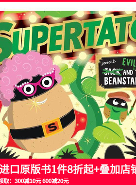【预售】超级畅销书系列：今年圣诞节的瞩目礼物 Supertato: Presents Jack and the Beanstalk 原版英文儿童趣味