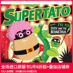 Beanstalk 英文儿童趣味 瞩目礼物 Jack and Presents 超级畅销书系列：今年圣诞节 Supertato 原版 the 预售