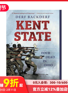 【预售】肯特州：俄亥俄州四人死亡 Kent State: Four Dead In Ohio 原版英文漫画书 善本图书