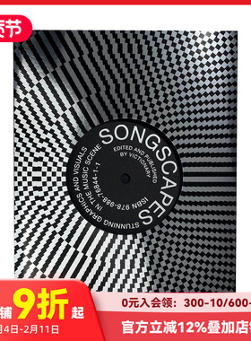 【预售】音乐场景：平面与视觉设计 Songscapes 原版英文平面设计 善本图书 (预计9月出版)