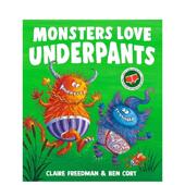 The Underpants Monsters Books 怪物爱内裤 原版 Love 预售 英文儿童绘本 善本图书