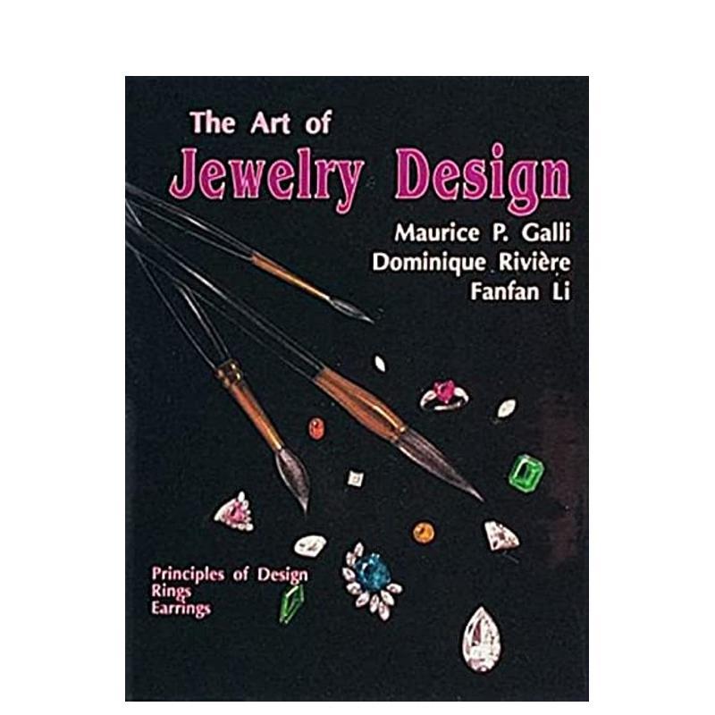 【预售】珠宝设计艺术:设计的原则,戒指和耳环 ART OF JEWELRY DESIGN : Principles of Design原版英文珠宝首饰 善本图书