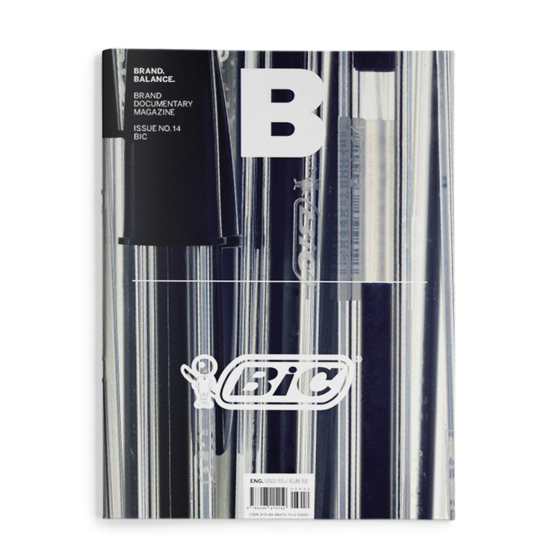 【预售】Magazine《B》 BIC-BIC圆珠笔 文具品牌商业杂志 NO.14期 2013年3月 韩国英文版 善本图书
