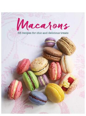 【现货】Macarons: 65 recipes for chic and delicious treats，马卡龙: 英文原版图书籍进口正版 Annie Rigg 餐饮