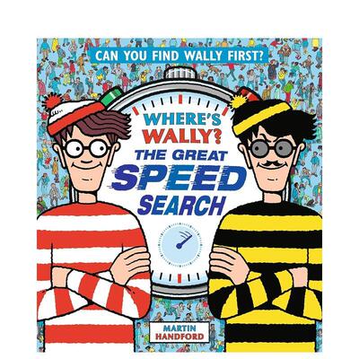 【现货】威利在哪里？极速大挑战 视觉发现益智游戏 Where’s Wally? The Great Speed Search 进口原版英文儿童绘本 善本图书