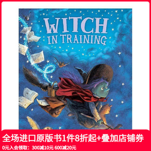 原版 善本图书 插画家Briony Witch Smith 女巫练成记 May 英文儿童绘本 Training 预售