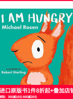 【现货】【Michaeel Rosen 感受四部曲】我好饿 I Am Hungry 原版英文儿童绘本