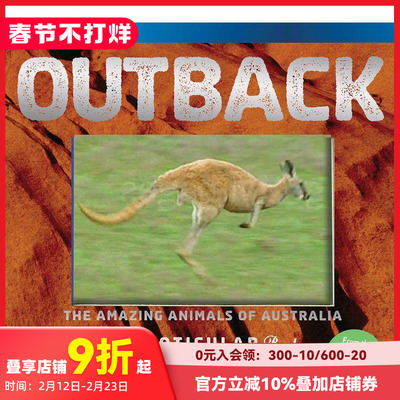 【预售】Outback 澳大利亚的神奇动物 3D趣味动态书 英文原版儿童互动童书