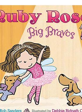 【现货】Ruby Rose, Big Bravos，鲁比·罗斯，大块头 英文原版图书籍进口正版 Sanders 儿童艺术启蒙（绝版） 善本图书
