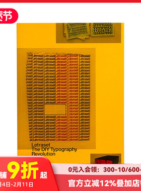 【预售】Letraset字体：DIY字体设计革命 Letraset: The DIY Typography Revolution 进口原版英文平面设计图案标志艺术 善本图书