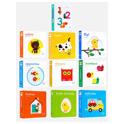 英文原版触摸书10册0-3岁