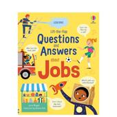 Jobs Flap 你问我答科普翻翻书 and 工作 Questions 现货 原版 the 善本图书 Lift 英文儿童趣味 Answers