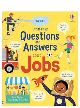 【现货】【你问我答科普翻翻书】工作 【Lift-the-Flap Questions and Answers Jobs 原版英文儿童趣味 善本图书
