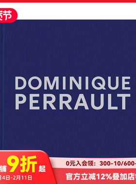 【预售】多米尼克·佩罗：梦想·作品·宣言 Dominique Perrault:Dreams Works Manifestos 原版英文建筑设计 善本图书