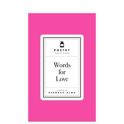 【预售】【诗歌处方】爱的话语 【Poetry Prescription】Words for Love 口袋礼品 叶芝 莎士比亚 劳伦斯 原版英文诗歌