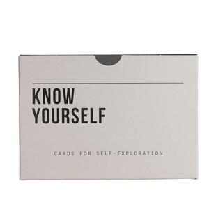 【预售】了解自己：60 个问题，助您加深自我认知和情感洞察 Know Yourself Prompt Cards 原版卡牌