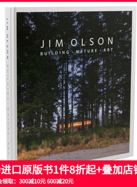 【预售】【T&H】Jim Olson吉姆·奥尔森：建筑，自然，艺术 英文原版建筑设计图书