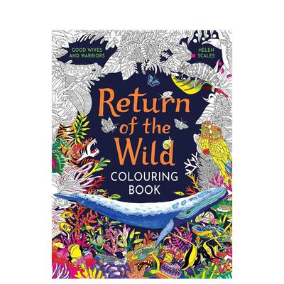 【预售】回归野外：涂色书 Return of the Wild Colouring Book 原版英文儿童趣味