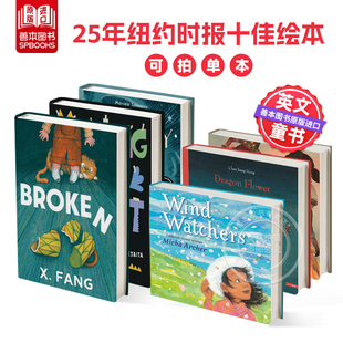 【25年纽约时报十佳绘本】打碎了 龙之花 艺术创作指南 小小叛逆者 Broken 原版英文儿童绘本 X Fang 关于内疚与原谅 善本图书