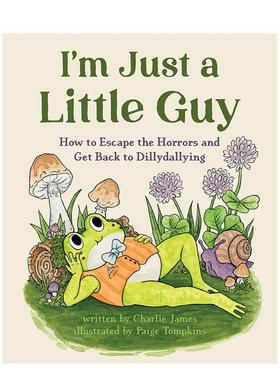 【现货】我只是个小人物：如何逃离内卷 重回摸鱼人生 I'm Just a Little Guy 原版英文心灵励志 疗愈插画