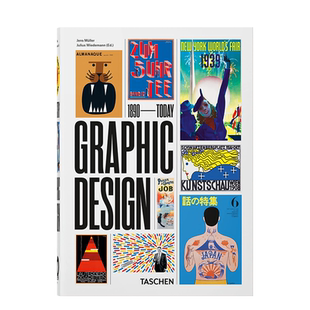 【现货】【TASCHEN40周年纪念版】平面设计史 The History of Graphic Design 原版进口平面设计作品集 善本图书