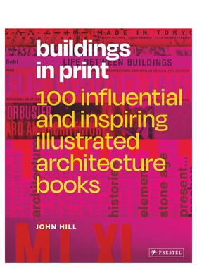【现货】建筑书之书 100本有影响力的建筑设计书籍Buildings in Print 英文原版进口善本图书 勒•柯布西耶库哈斯理论历史图书