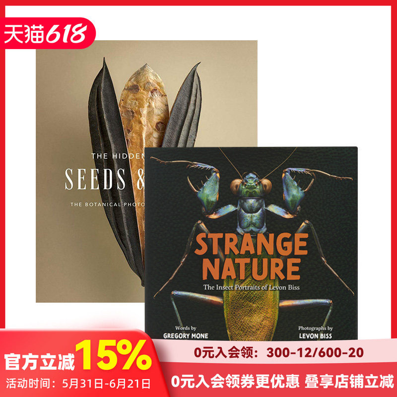【现货】Levon Biss影集：奇异的自然+种子和果实的隐藏之美 Strange Nature The Hidden Beauty of Seeds & Fruits 英文原版