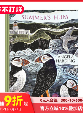 【现货】【Angela Harding季节版画四部曲】夏之絮语 Summer's Hum 自然插画 便携开本 原版英文艺术插画原画设定集