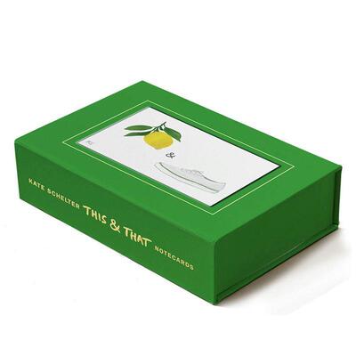 【现货】插画家Kate Schelter的精美水彩明信片This & That Notecards 创意产品文创随书赠礼送人 善本图书
