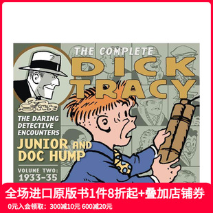卷2 英文漫画书 原版 Dick 预售 至尊神探全集 Tracy 1935 1933 The Vol. Complete