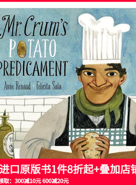 【预售】Mr. Crum’S Potato Predicament克拉姆发明了薯片 英文原