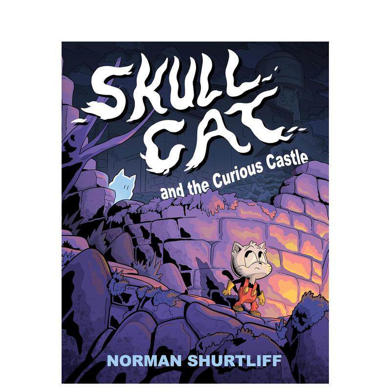 【预售】骷髅猫 卷1：骷髅猫与奇异城堡 Skull Cat (Book One): Skull Cat and the Curious Castle 原版英文儿童漫画 善本图书