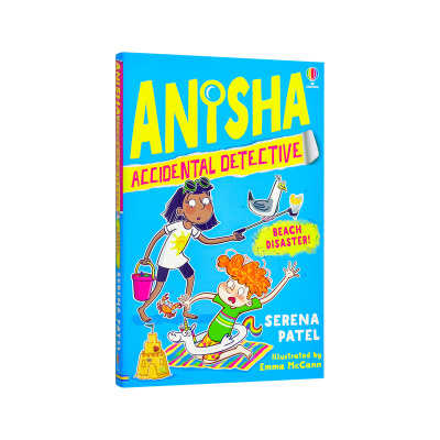 【意外侦探阿妮莎】#1-#7海滩危情  7册可单拍 Anisha Accidental Detective 原版英文儿童章节书 侦探推理章节小说 英语课外阅读