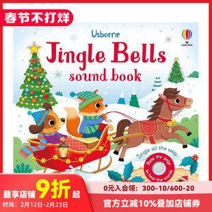 【预售】铃儿响叮当 发声书 Jingle Bells Sound Book 原版英文儿童趣味 善本图书