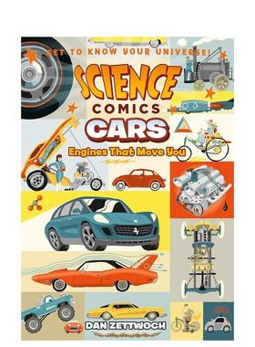 【预售】 汽车：让您感动的发动机 【Science Comics】Cars: Engin