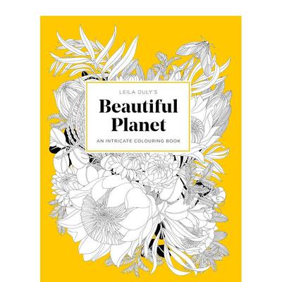 【现货】【涂色书】美丽的植物 Leila Duly’s Beautiful Planet:An Intricate Colouring Book 原版英文儿童趣味书籍 善本图书