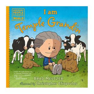 【预售】英文原版 我是坦普尔·葛兰丁 I am Temple Grandin 儿童英