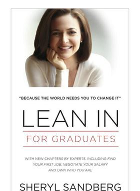 【现货】Lean In for Graduates 向前一步:致毕业生 英文商业职场