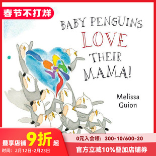 【预售】英文原版 Baby Penguins Love Their Mama 企鹅宝宝很爱护