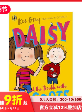 【预售】【黛西的冒险故事】毛毛虫的烦恼 Daisy and the Trouble with Maggots 原版英文儿童章节书 善本图书