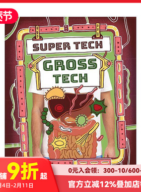 【现货】【超能科技启蒙】重口味篇 【Super Tech】Gross Tech 原版英文儿童绘本 英国KS2科学课标补充读物 STEM科普